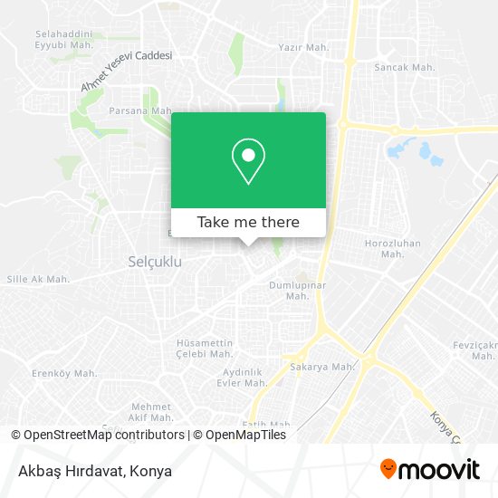 Akbaş Hırdavat map