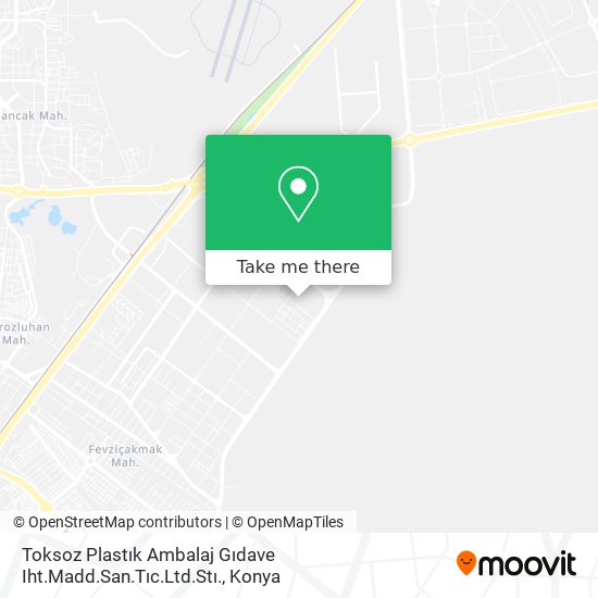 Toksoz Plastık Ambalaj Gıdave Iht.Madd.San.Tıc.Ltd.Stı. map