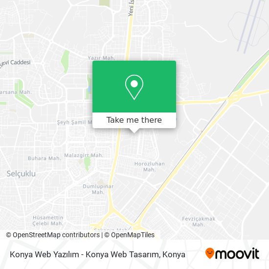 Konya Web Yazılım - Konya Web Tasarım map