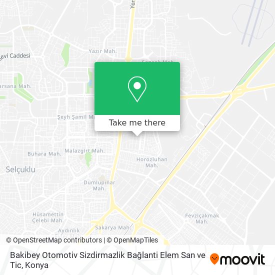 Bakibey Otomotiv Sizdirmazlik Bağlanti Elem San ve Tic map