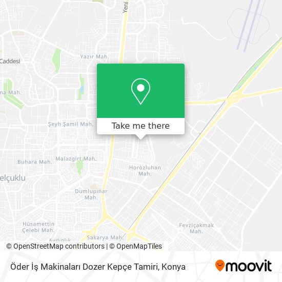 Öder İş Makinaları Dozer Kepçe Tamiri map