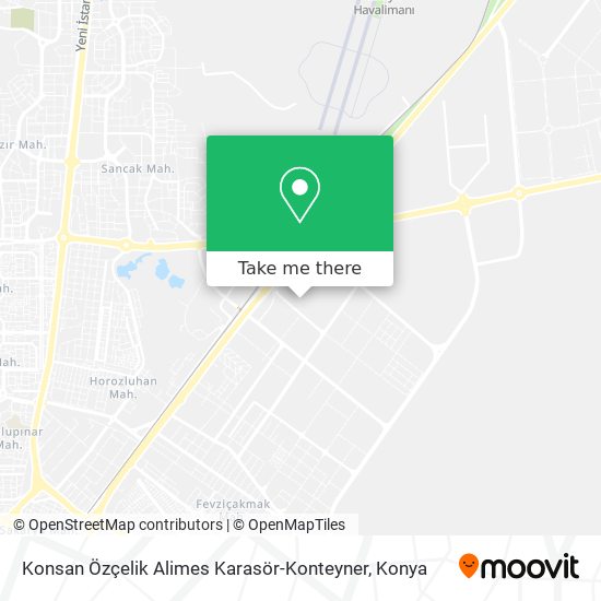 Konsan Özçelik Alimes Karasör-Konteyner map