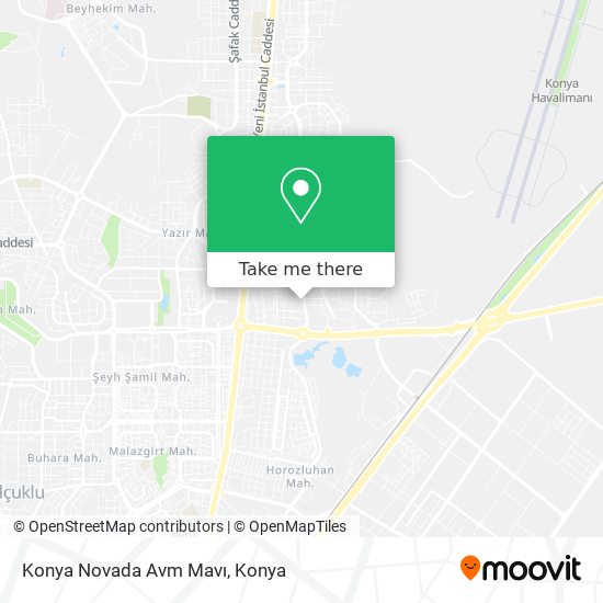 Konya Novada Avm Mavı map
