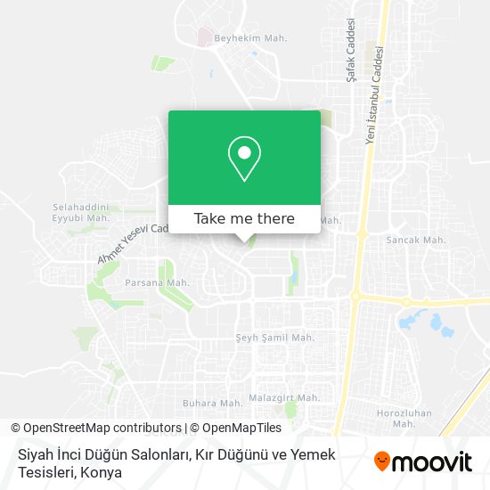 Siyah İnci Düğün Salonları, Kır Düğünü ve Yemek Tesisleri map