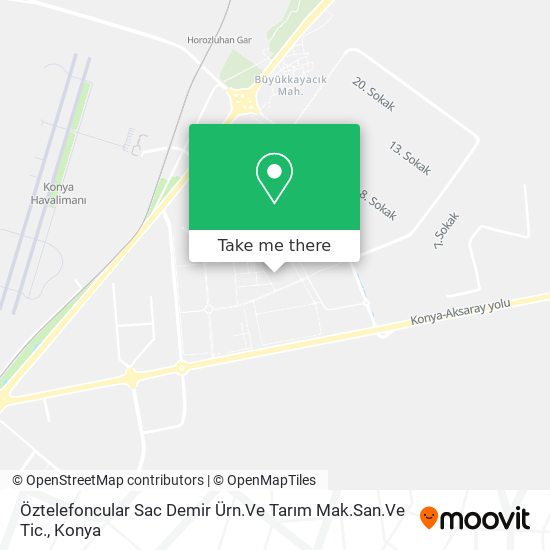 Öztelefoncular Sac Demir Ürn.Ve Tarım Mak.San.Ve Tic. map