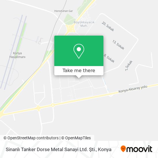 Sinanlı Tanker Dorse Metal Sanayi Ltd. Şti. map
