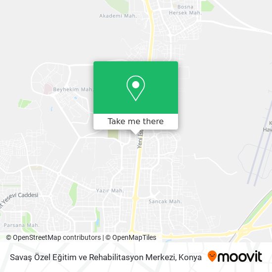 Savaş Özel Eğitim ve Rehabilitasyon Merkezi map