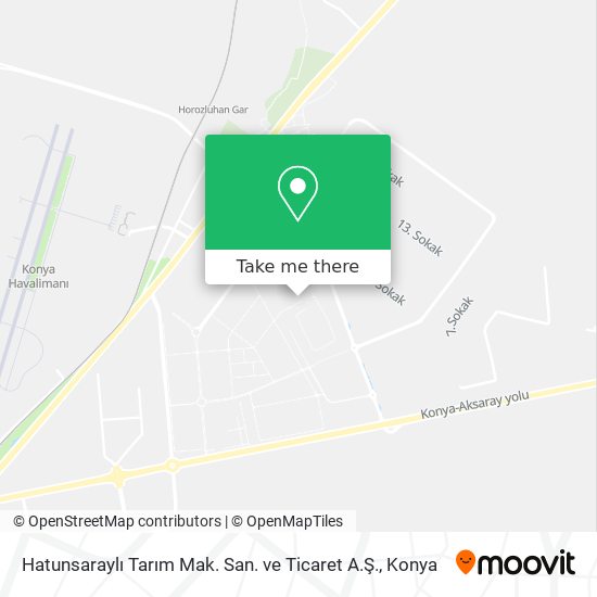 Hatunsaraylı Tarım Mak. San. ve Ticaret A.Ş. map
