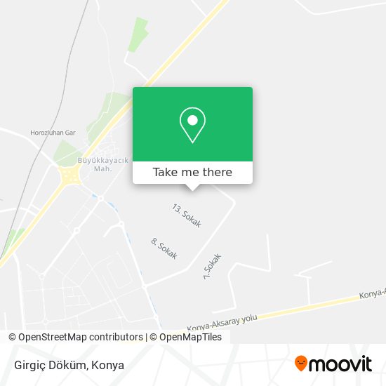 Girgiç Döküm map