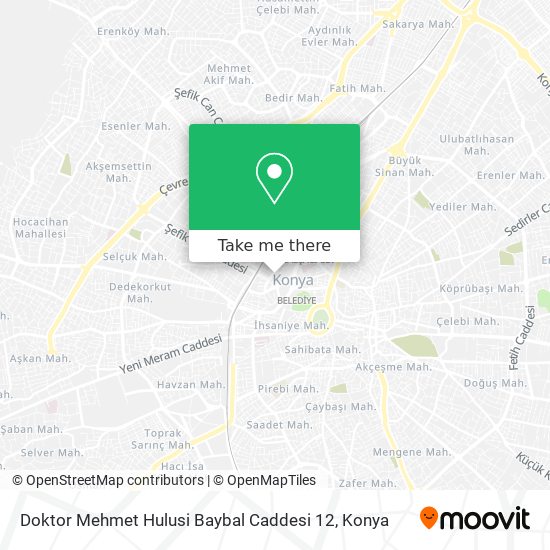 Doktor Mehmet Hulusi Baybal Caddesi 12 map