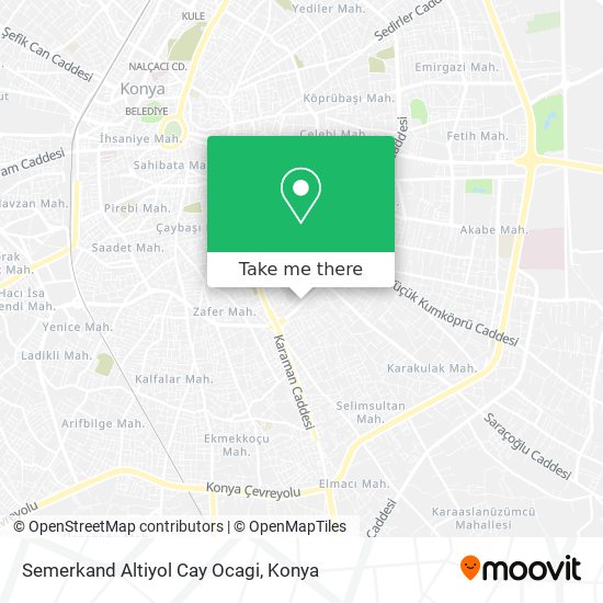 Semerkand Altiyol Cay Ocagi map