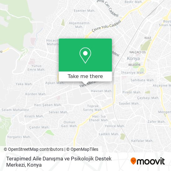 Terapimed Aile Danışma ve Psikolojik Destek Merkezi map