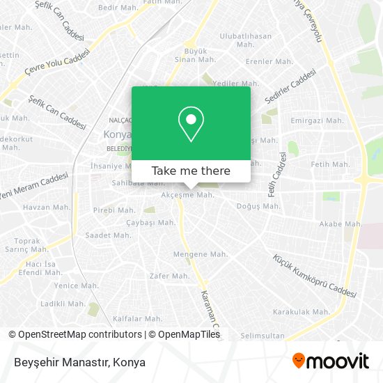 Beyşehir Manastır map