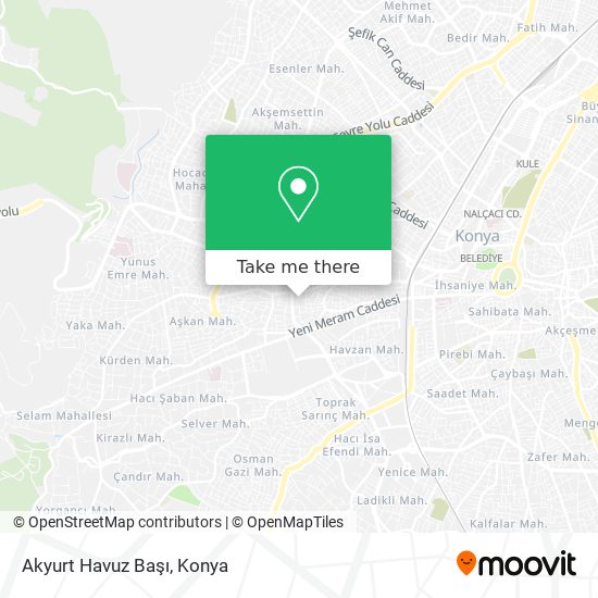 Akyurt Havuz Başı map