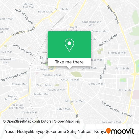 Yusuf Hediyelik Eyüp Şekerleme Satış Noktası map