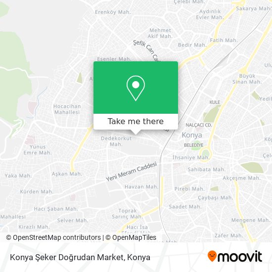Konya Şeker Doğrudan Market map