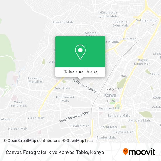 Canvas Fotografçılık ve Kanvas Tablo map