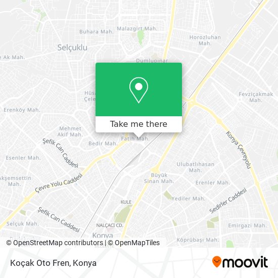 Koçak Oto Fren map