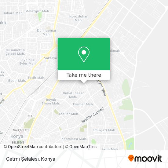 Çetmi Şelalesi map
