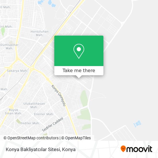 Konya Bakliyatcılar Sitesi map