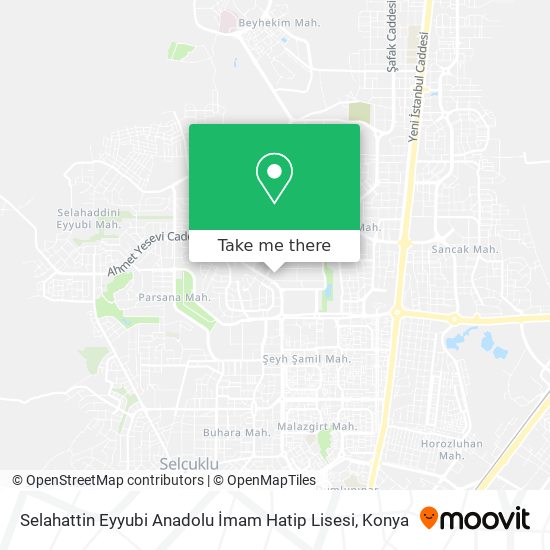 Selahattin Eyyubi Anadolu İmam Hatip Lisesi map