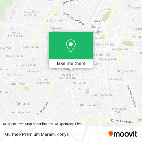 Gurmeo Premium Meram map