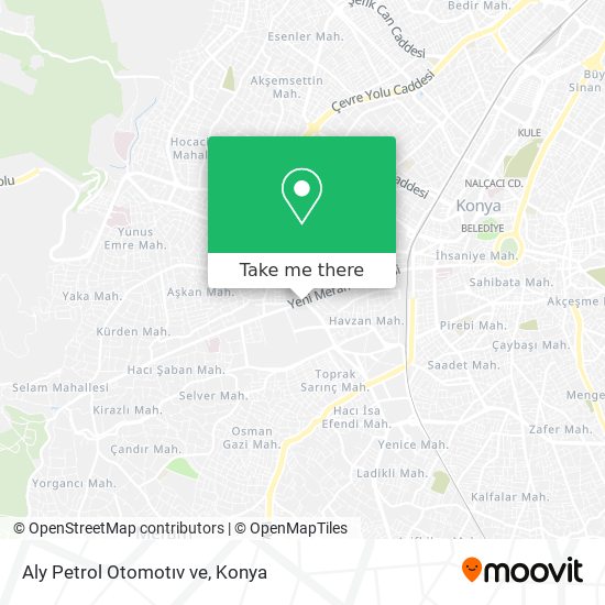 Aly Petrol Otomotıv ve map