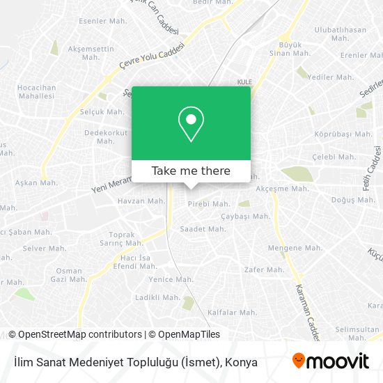 İlim Sanat Medeniyet Topluluğu (İsmet) map