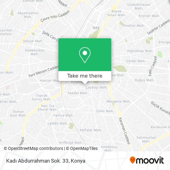 Kadı Abdurrahman Sok. 33 map