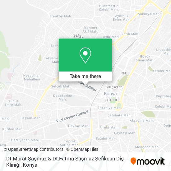Dt.Murat Şaşmaz & Dt.Fatma Şaşmaz Şefikcan Diş Kliniği map