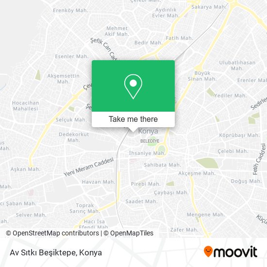 Av Sıtkı Beşiktepe map