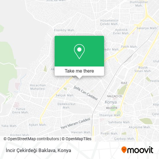 İncir Çekirdeği Baklava map