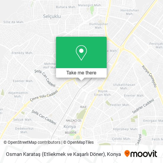 Osman Karataş (Etliekmek ve Kaşarlı Döner) map
