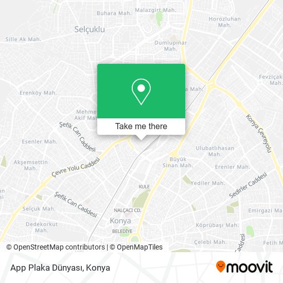 App Plaka Dünyası map