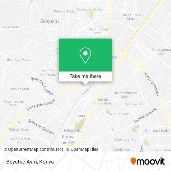 Büyüteç Avm map