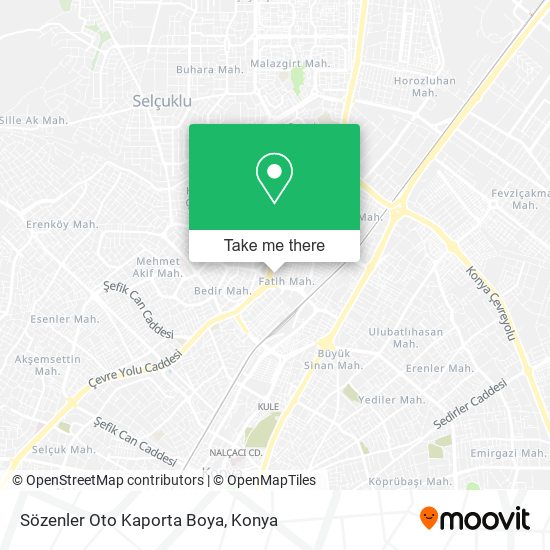 Sözenler Oto Kaporta Boya map