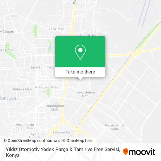 Yıldız Otomotiv Yedek Parça & Tamir ve Fren Servisi map