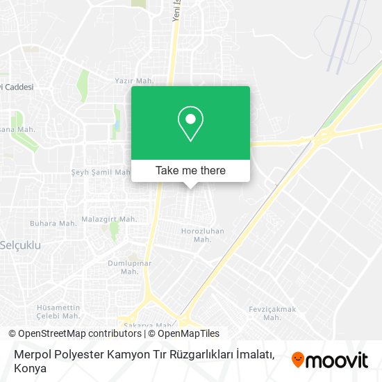 Merpol Polyester Kamyon Tır Rüzgarlıkları İmalatı map