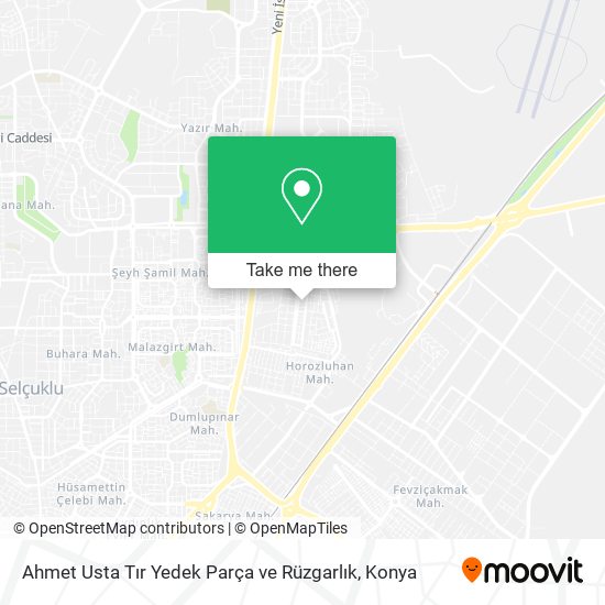 Ahmet Usta Tır Yedek Parça ve Rüzgarlık map