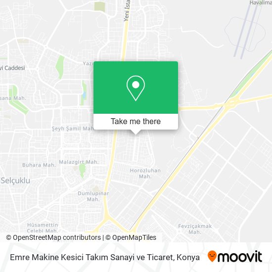 Emre Makine Kesici Takım Sanayi ve Ticaret map