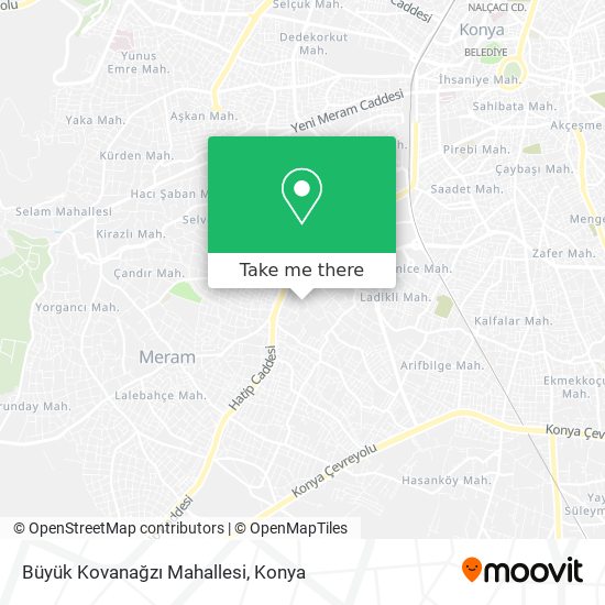 Büyük Kovanağzı Mahallesi map