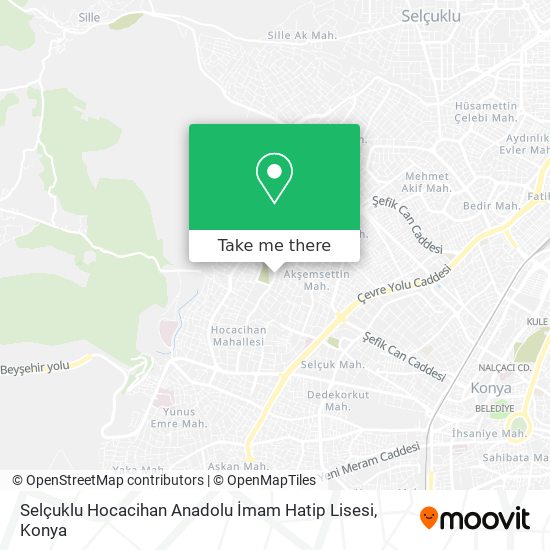 Selçuklu Hocacihan Anadolu İmam Hatip Lisesi map