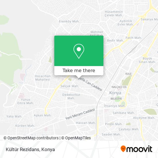 Kültür Rezidans map