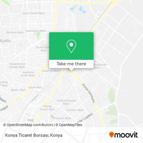 Konya Ticaret Borsası map