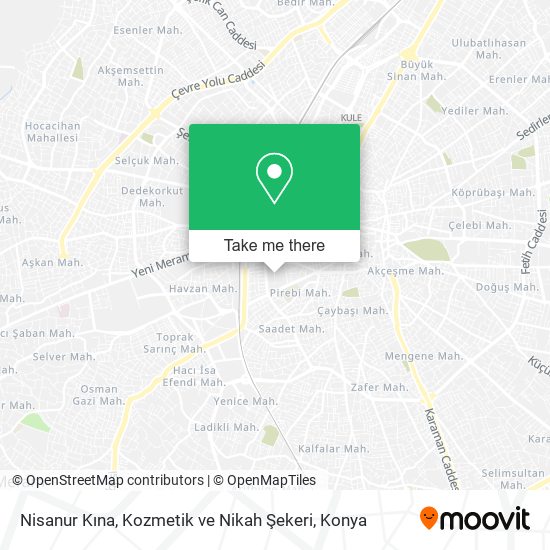 Nisanur Kına, Kozmetik ve Nikah Şekeri map