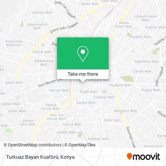 Turkuaz Bayan Kuaförü map