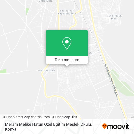 Meram Melike Hatun Özel Eğitim Meslek Okulu map