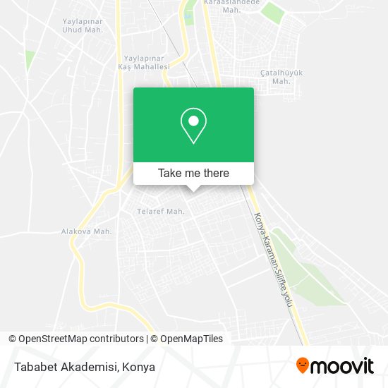 Tababet Akademisi map