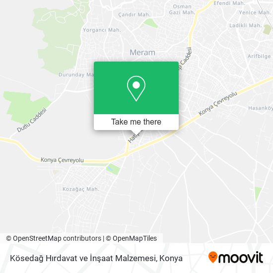 Kösedağ Hırdavat ve İnşaat Malzemesi map