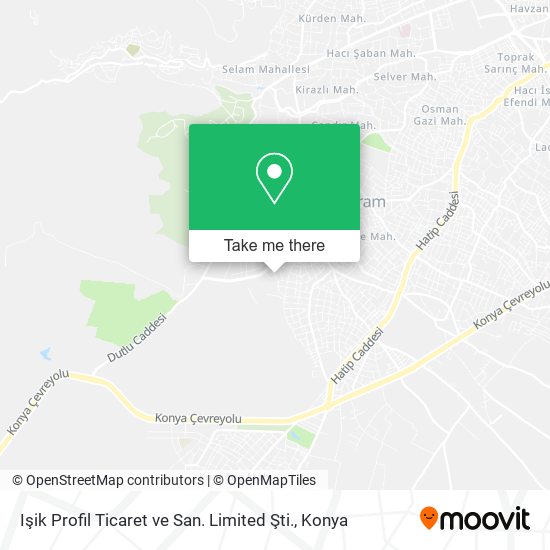Işik Profil Ticaret ve San. Limited Şti. map